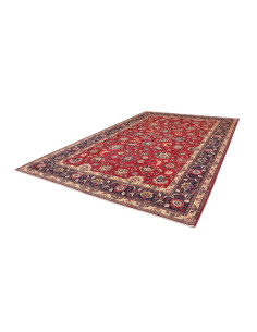 Hand Made Rug Kashan Fine Persia 270x400 Red Mi 2