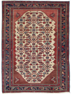 Hand Made Rug Antik Persia 140x185 Brick Red Iv