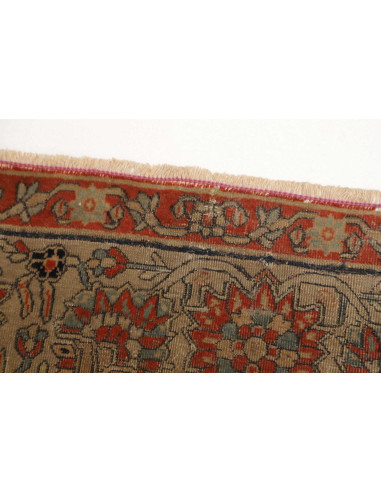 Hand Made Rug Antik Persia 130x220 Beige Red