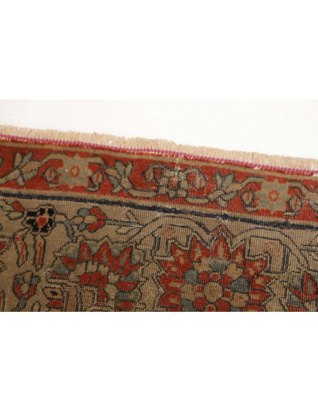 Hand Made Rug Antik Persia 130x220 Beige Red