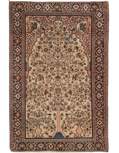 Hand Made Rug Antik Persia 125x195 Ivory Antiqu