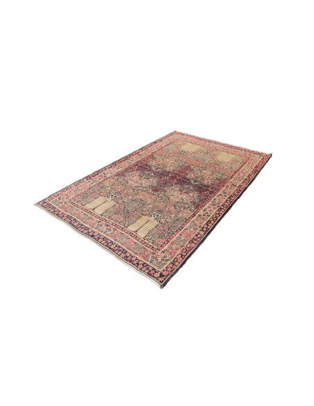 Hand Made Rug Antik Persia 138x206 Dark Red Ivo