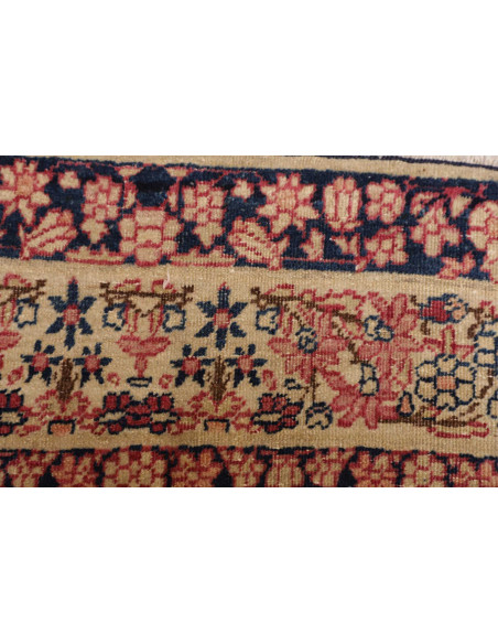 Hand Made Rug Antik Persia 138x206 Dark Red Ivo