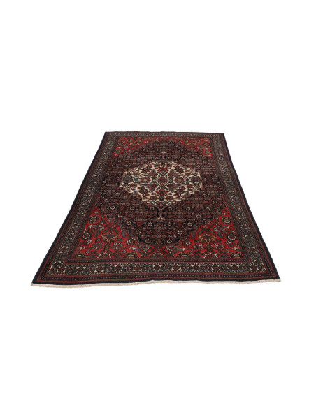 Hand Made Rug Antik Persia 130x200 Red Dark Blu