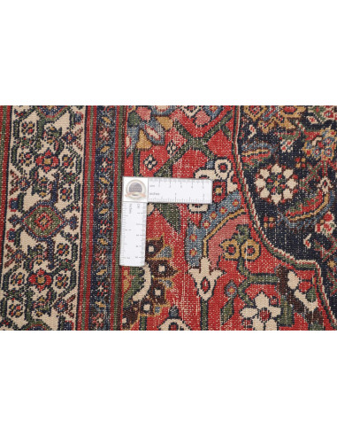 Hand Made Rug Antik Persia 130x200 Red Dark Blu