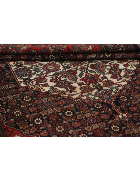 Hand Made Rug Antik Persia 130x200 Red Dark Blu