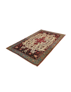 Hand Made Rug Antik Persia 142x208 Ivory Red 2