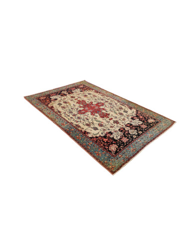 Hand Made Rug Antik Persia 142x208 Ivory Red