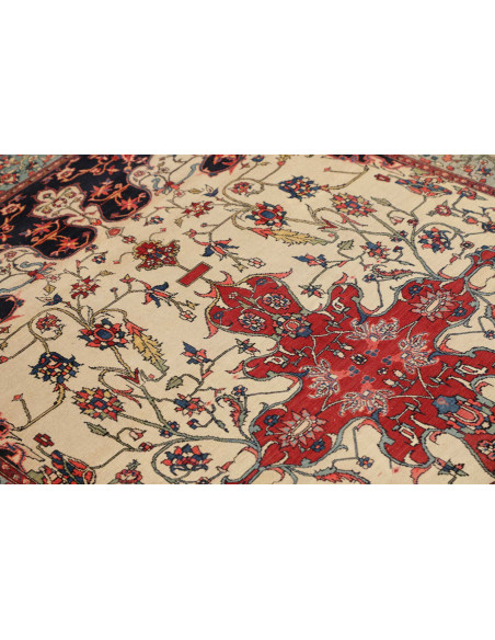 Hand Made Rug Antik Persia 142x208 Ivory Red