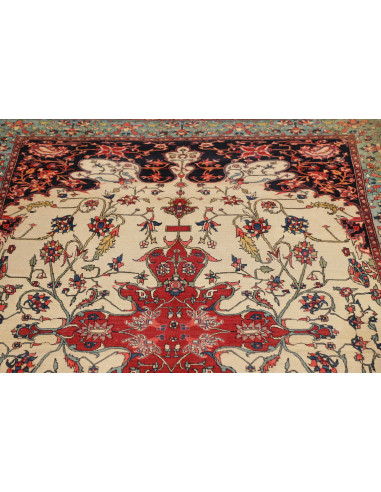 Hand Made Rug Antik Persia 142x208 Ivory Red