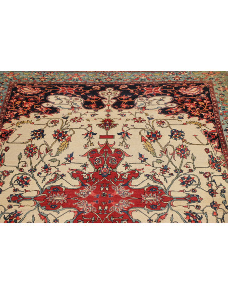 Hand Made Rug Antik Persia 142x208 Ivory Red