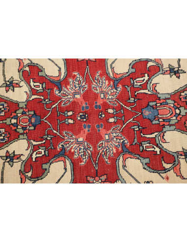 Hand Made Rug Antik Persia 142x208 Ivory Red