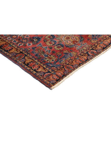 Hand Made Rug Antik Persia 80x300 Rust Red Dark
