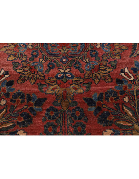 Hand Made Rug Antik Persia 80x300 Rust Red Dark