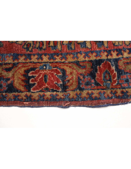 Hand Made Rug Antik Persia 80x300 Rust Red Dark