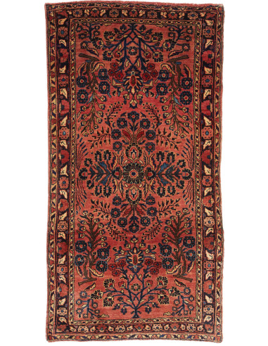 Tappeto Originale Antik Persia 76x152 Rosso Mat