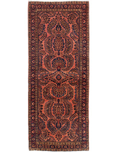 Hand Made Rug Antik Persia 80x193 Coral Red Dar