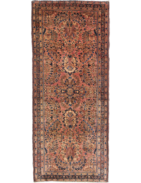 Hand Made Rug Antik Persia 78x183 Brick Red Dar