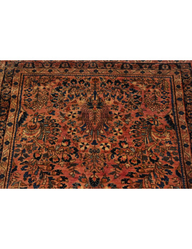 Hand Made Rug Antik Persia 78x183 Brick Red Dar