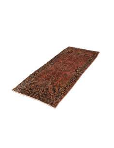 Hand Made Rug Antik Persia 80x190 Rust Dark Blu 2