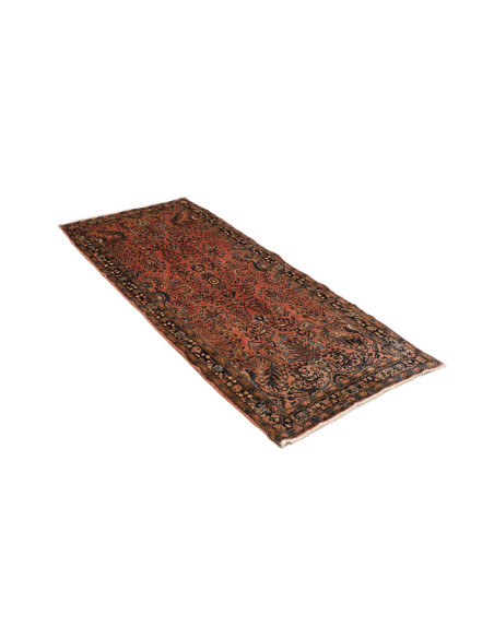 Hand Made Rug Antik Persia 80x190 Rust Dark Blu
