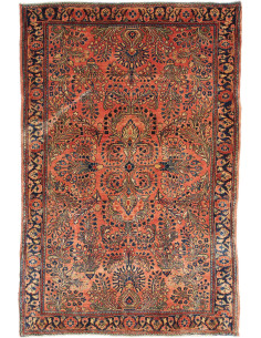 Hand Made Rug Antik Persia 100x150 Brick Red Da