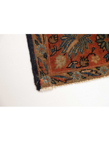 Hand Made Rug Antik Persia 130x195 Dark Blue Re