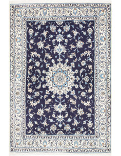 Tappeto Nain Kashmar Persia grigio 162x244