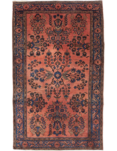 Tappeto Originale Antik Persia 125x210 Rosso Co
