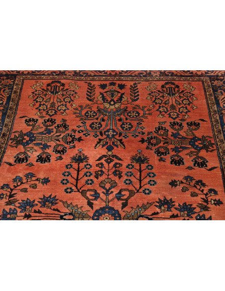 Tappeto Originale Antik Persia 125x210 Rosso Co