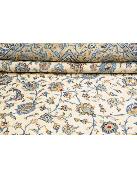 Tappeto Originale Kashan Persia 307x400 Avorio
