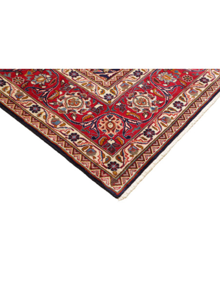 Hand Made Rug Mashad Persia 296x394 Dark Blue R