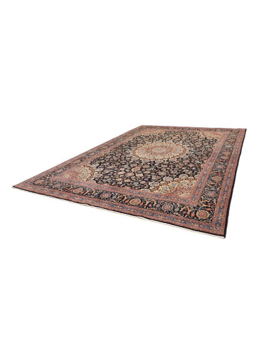 Hand Made Rug Kashmar Persia 298x405 Black Beig