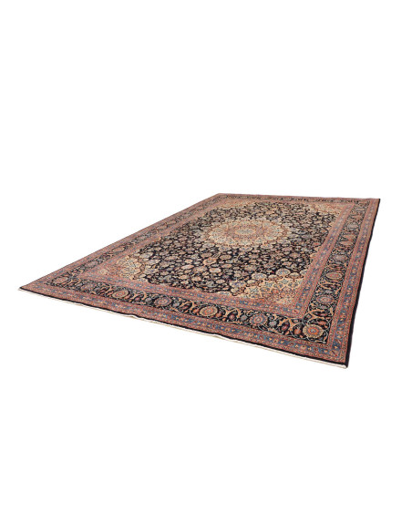Hand Made Rug Kashmar Persia 298x405 Black Beig