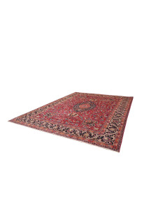 Hand Made Rug Mashad Persia 295x385 Red Dark Bl 2