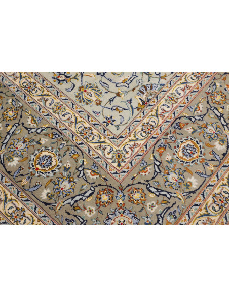 Tappeto Originale Kashan Persia 308x410 Verde C