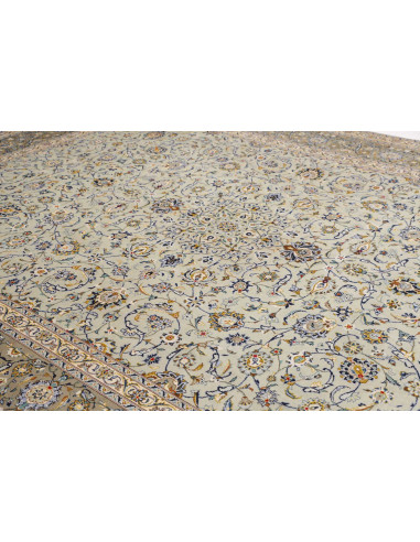 Tappeto Originale Kashan Persia 308x410 Verde C