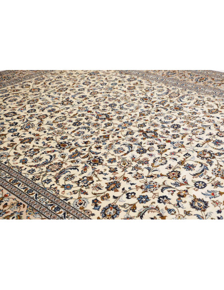 Tappeto Originale Kashan Persia 305x395 Avorio