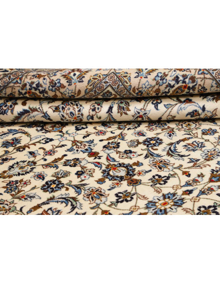 Tappeto Originale Kashan Persia 305x395 Avorio