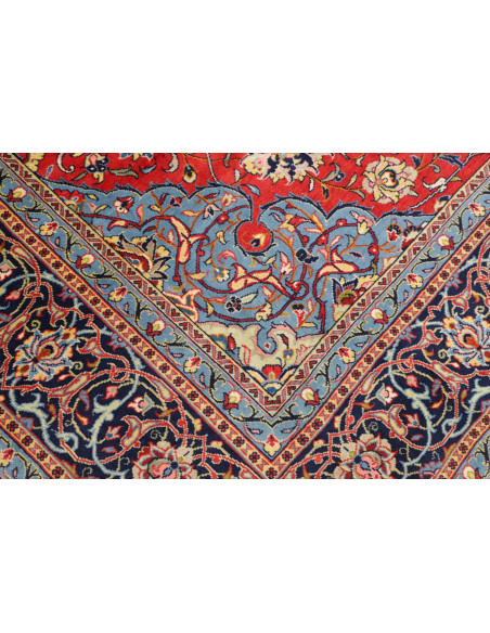 Hand Made Rug Sarough Persia 298x408 Red Blue