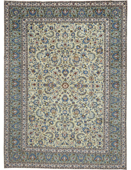 Tappeto Originale Kashan Persia 293x400 Verde C