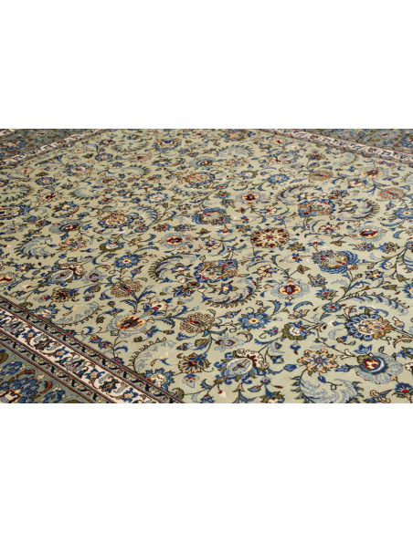Tappeto Originale Kashan Persia 293x400 Verde C