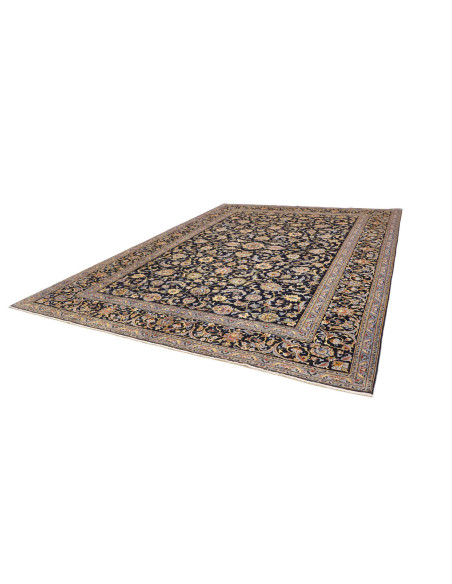 Tappeto Originale Kashan Persia 310x415 Blu Not