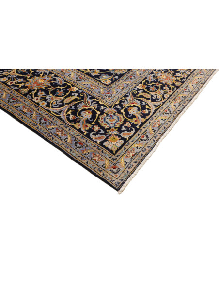Tappeto Originale Kashan Persia 310x415 Blu Not