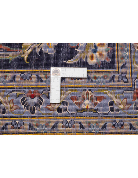 Tappeto Originale Kashan Persia 310x415 Blu Not