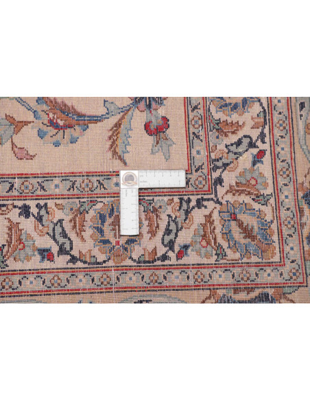 Hand Made Rug Kashan Persia 300x404 Ivory Blue
