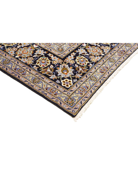 Tappeto Originale Kashan Persia 260x382 Blu Scu