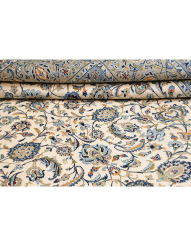 Tappeto Originale Kashan Persia 308x410 Avorio
