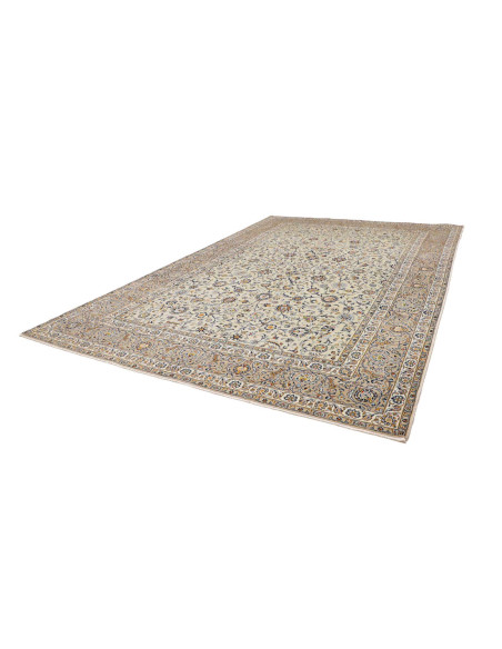 Tappeto Originale Kashan Persia 285x410 Avorio