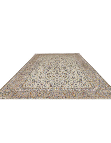 Tappeto Originale Kashan Persia 285x410 Avorio